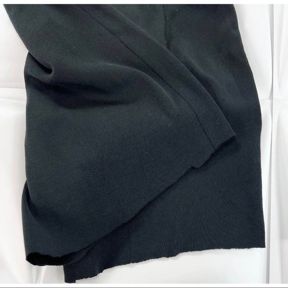 Ming Wang Womens Sz PS Petite S Black Acrylic Sweater Knit Shorts Elastic Waist - Picture 4 of 7